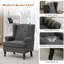 Fauteuil à oreilles Upholsterd-1901830789
