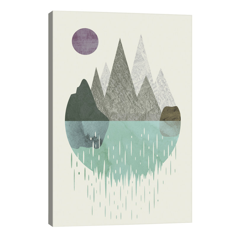 Waterfall by Flatowl - Wrapped Canvas Print, 101.6 cm H x 66.04 cm W x 1.91 cm D