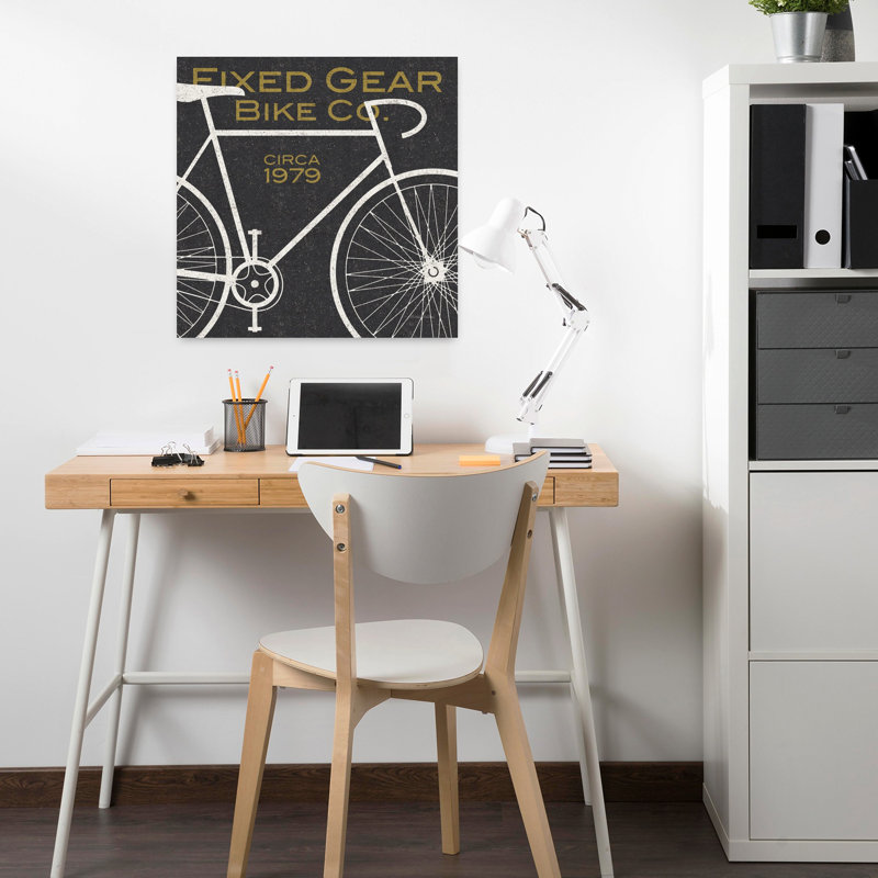 Fixed Gear Bike Co, art contemporain, H 18 po x l 18 po