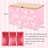 Pink Bow‑Print Tampon Storage Box