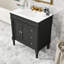 Meuble-lavabo de 30 pouces avec tablette en U, 3 tiroirs et 2 portes-873939707