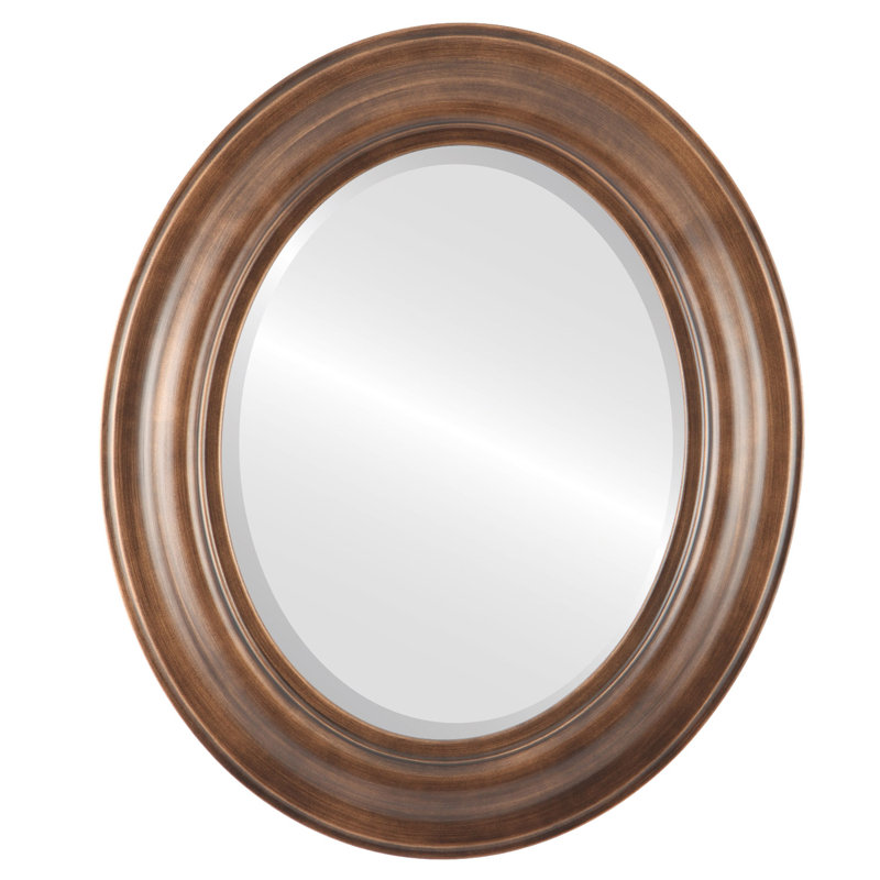 Miroir d'appoint, 45 po x 35 po, Coucher de soleil doré