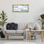 «Love Makes Family with Herbs», art mural sur toile flottant gris, design par Marcus Prime-957309694-956538828