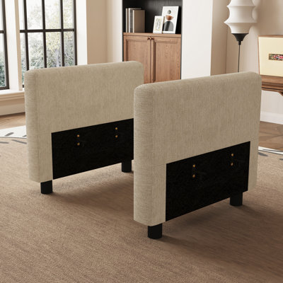 2 Pcs Backrest Of Modular Sofa, Also As Armrest For Sectional Couch