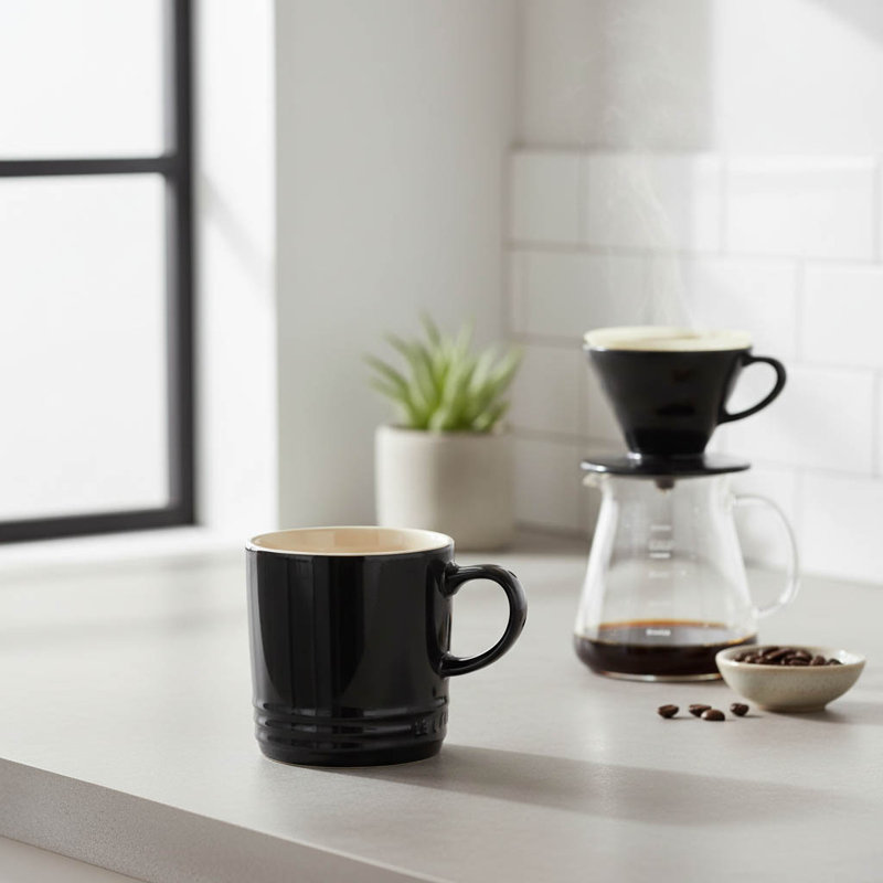 Stoneware Coffee Mug, Black