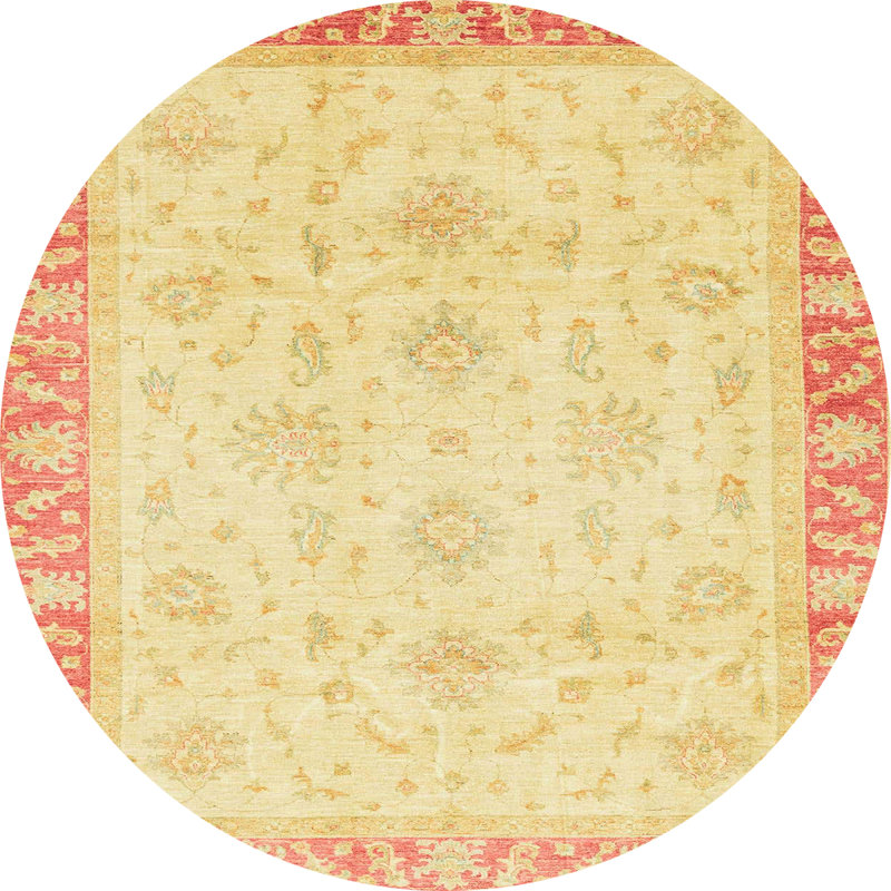 Abstract Indoor Rug, Round 3'