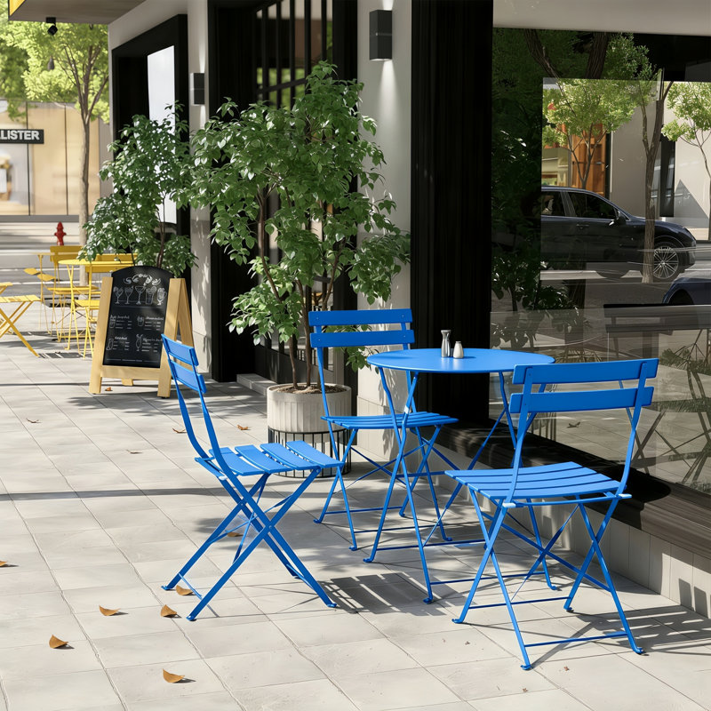 Ensemble bistro 3 pièces Yardgrace, Blue