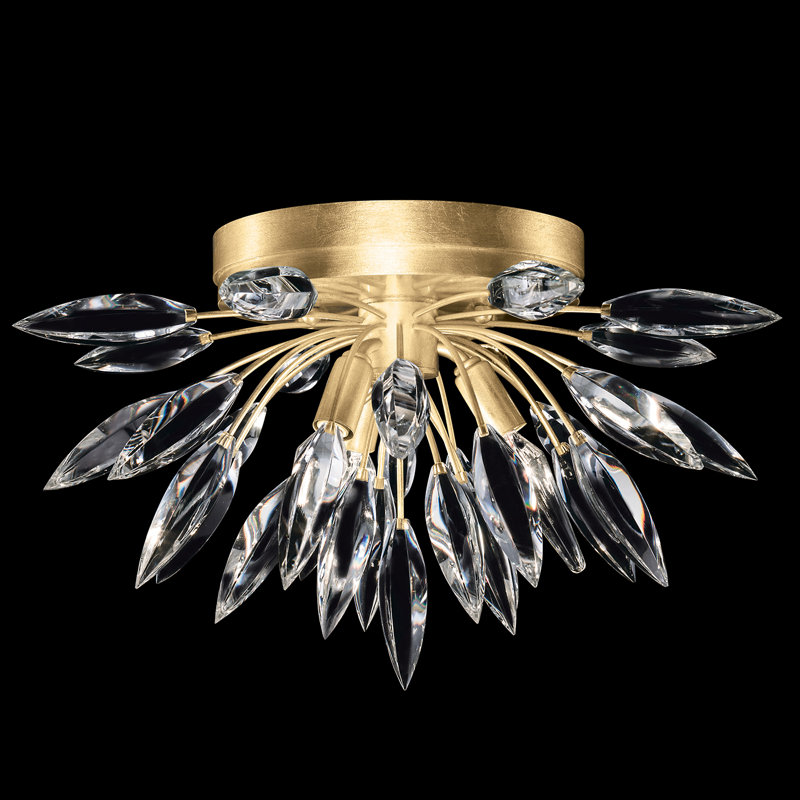 Lily Buds 3 - Light Flush Mount, Gold
