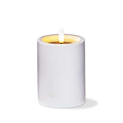 Outdoor Solar Pillar Candle