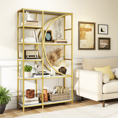 177 cm H x 100 cm W Etagere Bookcase