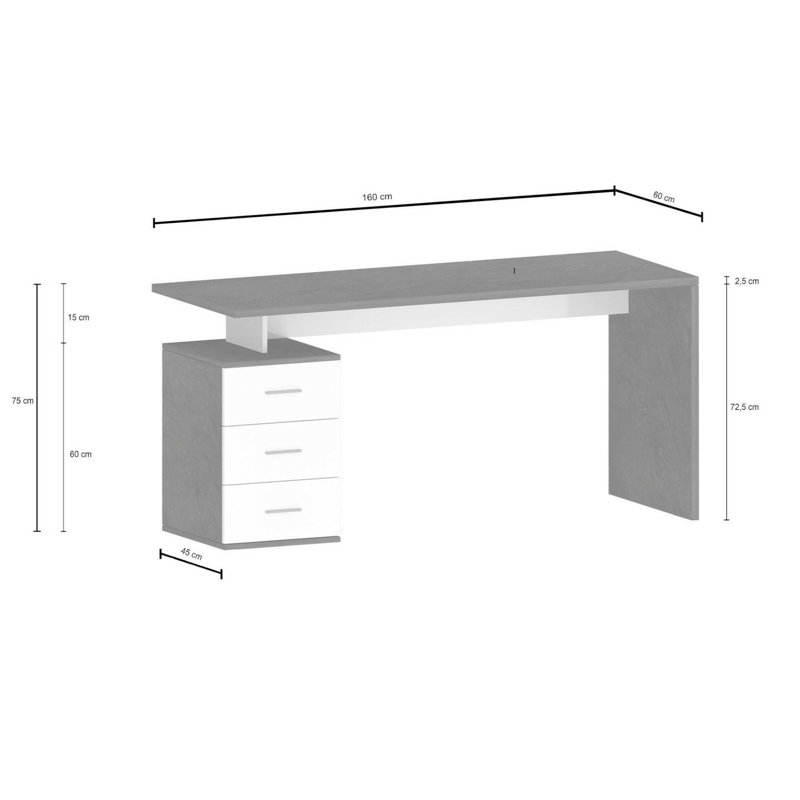 Nian Writing Desk, Oak