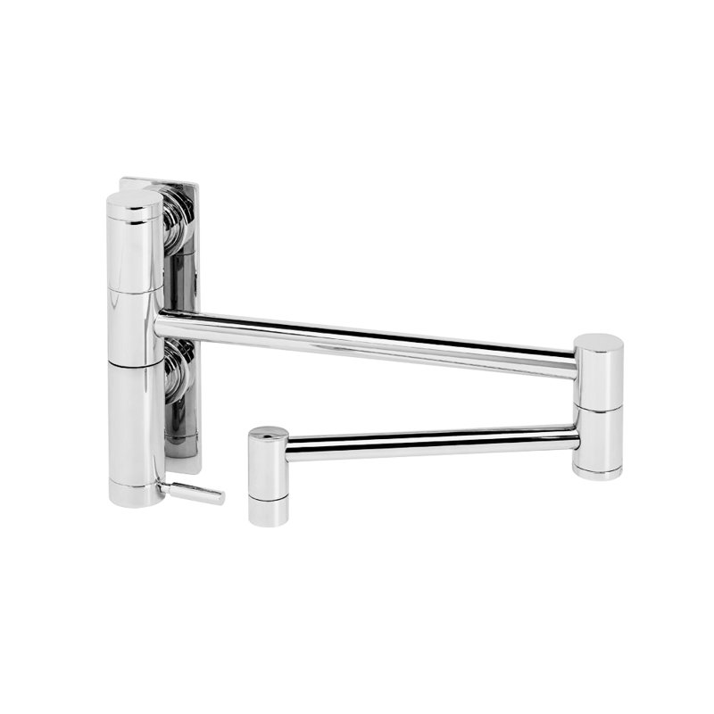 Contemporary Wall Mounted Potfiller, Chrome