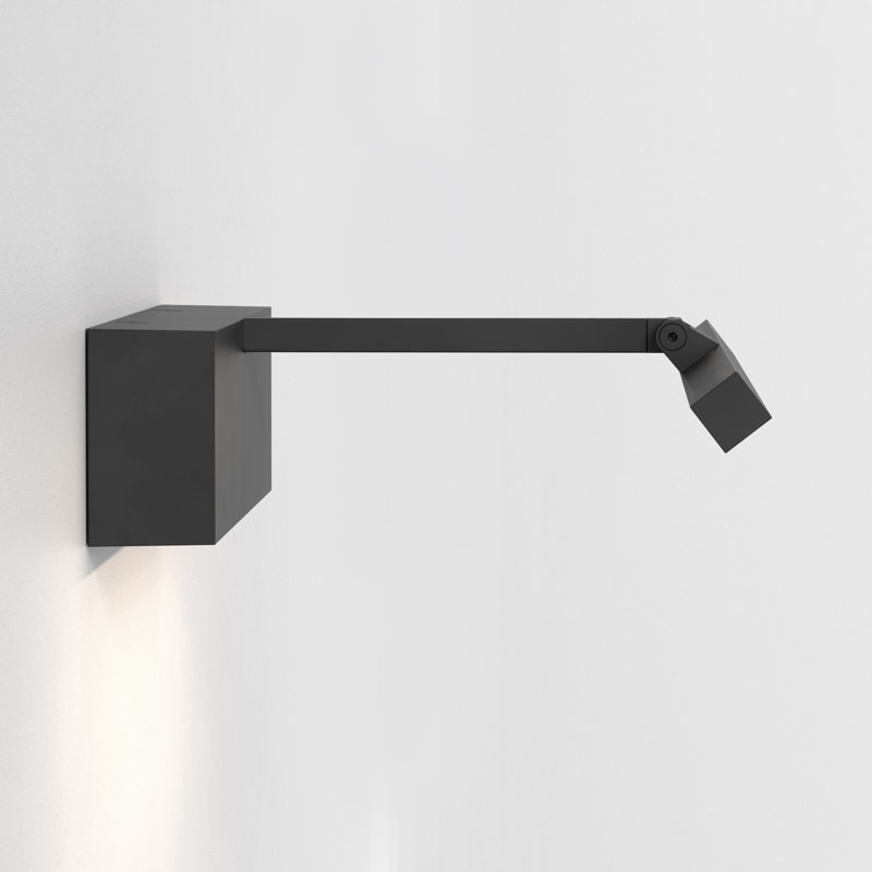 Mondrian LED Wall Mounted Picture Light, Matt Black, 2.36" H x 15.75" W x 7.4" D