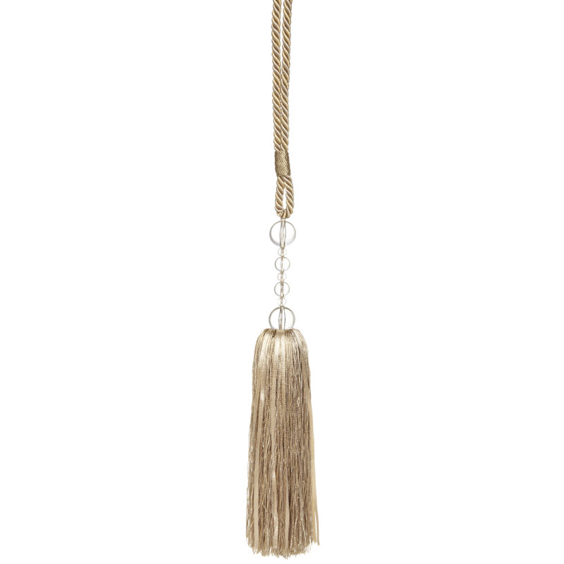 Bolde 100% Polyester 5cm Curtain Tieback, Beige