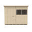 Overlap Pressure Treated 8X6 Pent Shed in , Natural Timber-49366870