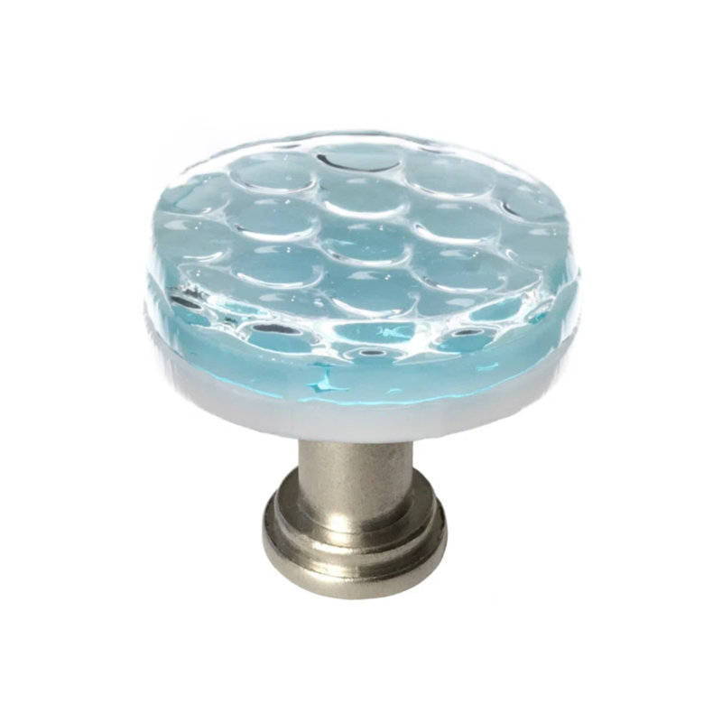 Texture Mushroom Knob, Satin Nickel