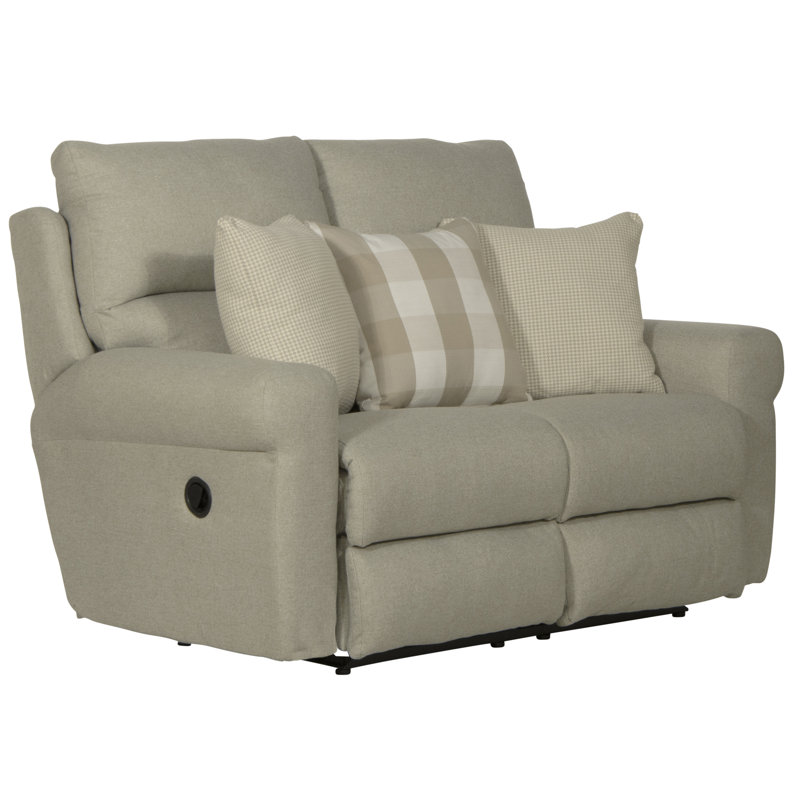 Causeuse inclinable Aneeta, Beige, Manuel
