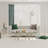 24 Inch Clear Tempered Glass End Table Set Couch Side Table With Mirrored Silver Base Set Of 4