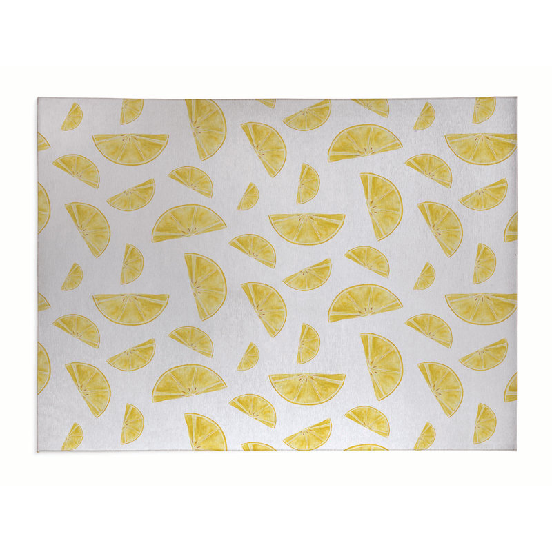 Tapis de bureau léger Summer Summer, L 60 po x P 84 po, Blanc