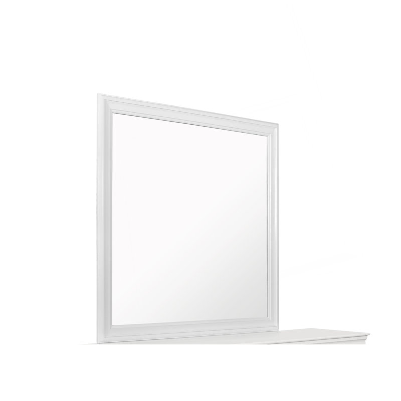 Miroir blanc métallique