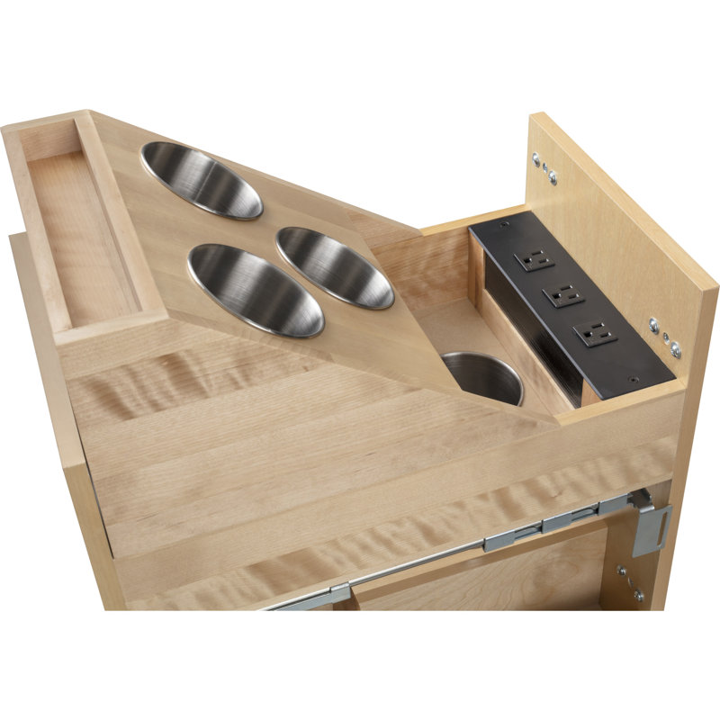 Meuble-lavabo électrique 11 "sans armature" pour armoire de base standard pleine hauteur 15 "