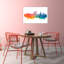 «Krakow Vibrant Skyline Colorful Modern Vibrant Architecture City Art mural»-129935158