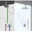Mixer Shower with Fixed Shower Head