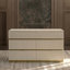 Ensemble de chambre à coucher grand lit 4 pièces Stanbridge Crème-132133104-132133102