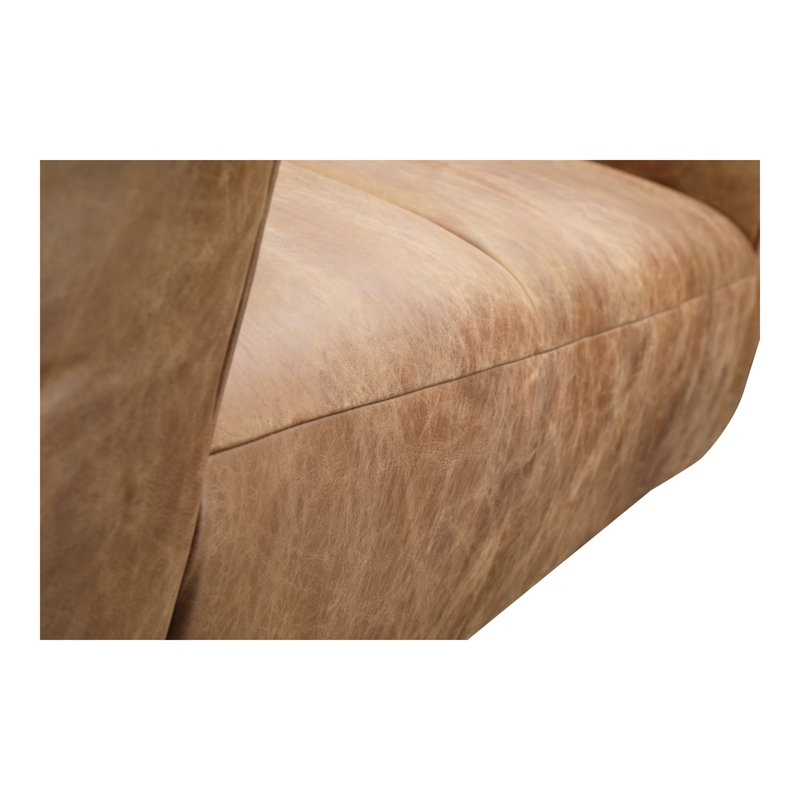 Bolton Sofa Cappucino, Cappuccino Genuine Leather