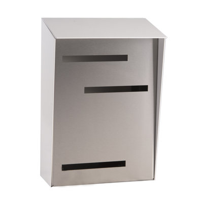 9 in x 12 in Steel Wall Mounted Mailbox