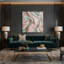 Art mural abstrait sur toile gris figuratif-119713903