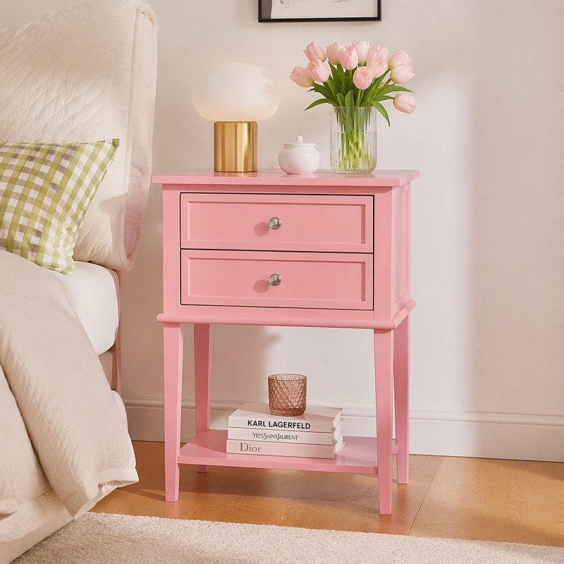 Tables de bout pour chambre à coucher, Rose