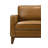 Caliah 85" Leather Sofa, Caramel