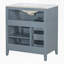 Meuble-lavabo 30 po avec lavabo, meuble-lavabo autoportant pour le rangement et l'organisation de la salle de bain-1433030325-1433030326