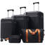 Luggage Set 5 Piece, Hardside Carry On Suitcase , Expandable Luggage With Travel Bags Spinner Wheels TSA Lock