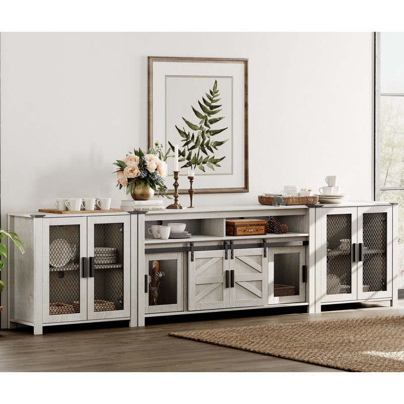 Ensemble de support de cuisine avec rangement pour porte, Blanc
