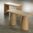 Captain 48'' Glass Top Console Table