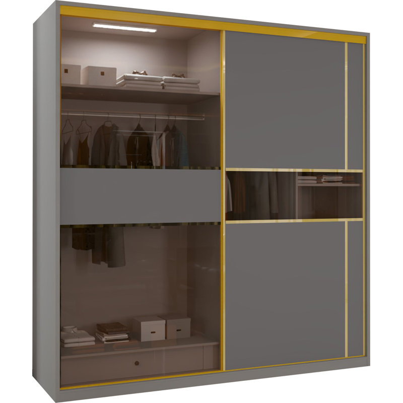 2 Door Manufactured Wood Wardrobe