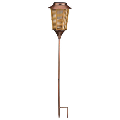 Lanterne solaire en osier