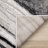 Ocossio Grey Black Modern Abstract Waves Area Rug-1329999959