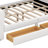 Queen Size Lambswool Upholstery Daybed With 2 Drawers, Corner Sofa Bed Frame With USB For Living Room, Bedroom-493134912