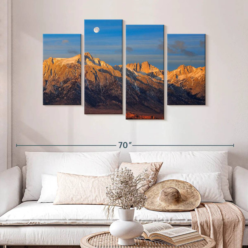 Paysage de montagne Alvord Whitney, H 32 po x l 52 po