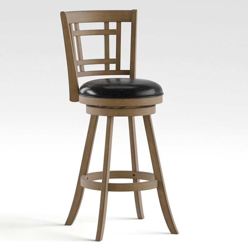 Tabouret pivotant de 30,12 po Immanuel, Érable