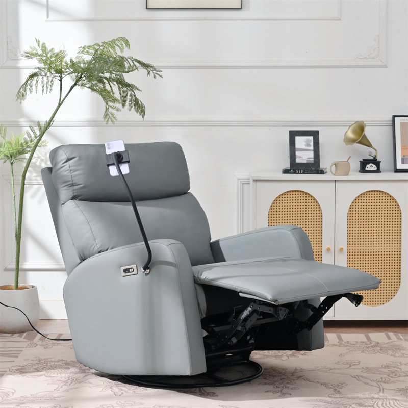 Fauteuil inclinable berçant et pivotant à 270 °