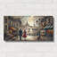Art mural en métal Lark Manor ™ «Date Night Montmartre» par Rey Klimt-733816830