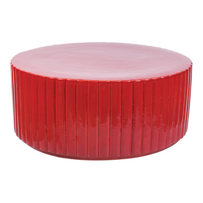 Flute Outdoor Round Side Table