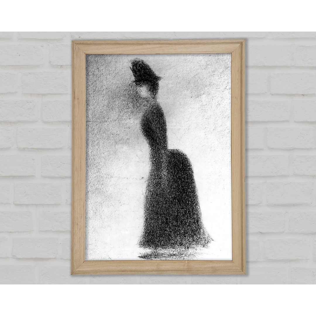 Seurat Frau - Druck