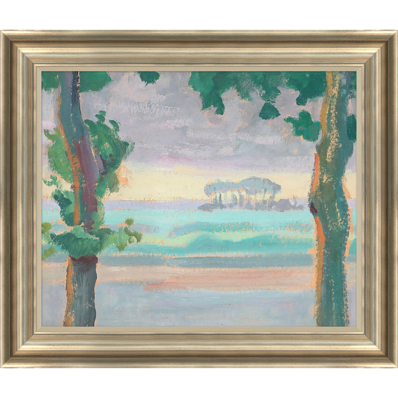 «Landscape with Trees» par Elba - Reproduction de photo sur toile