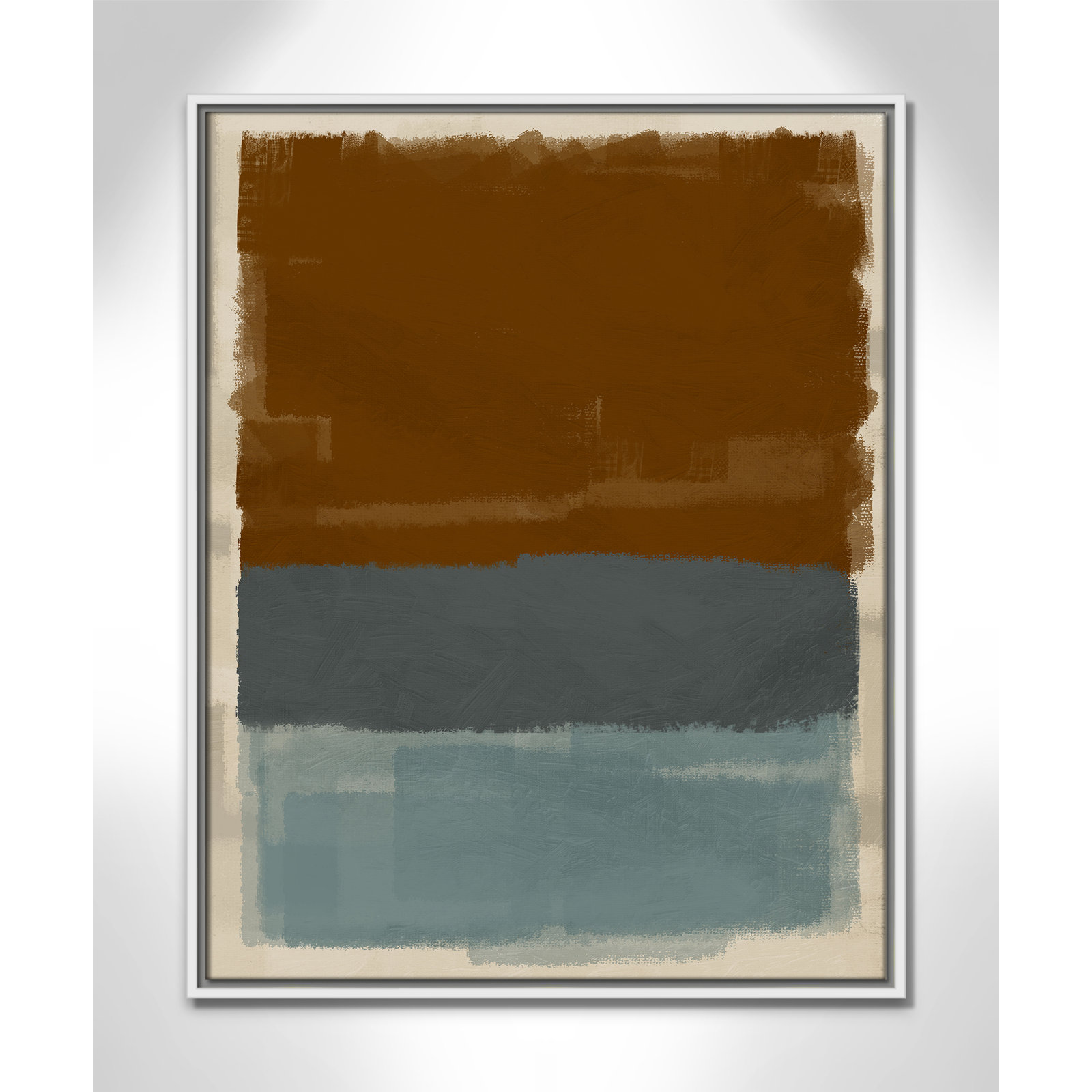 Turbulent Honesty Print by Marcus Prime, 23.5'' W x 29.5'' H, White Floater