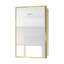 Armoire à pharmacie murale ou miroir encastrée en métal doré 16 x 28 pouces avec miroir-940354793-940354796